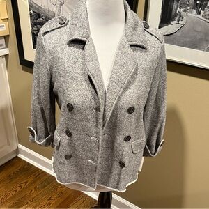 CAbi Women's Charcoal Pea Coat